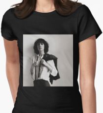 Patti Smith Tailliertes T-Shirt für Frauen
