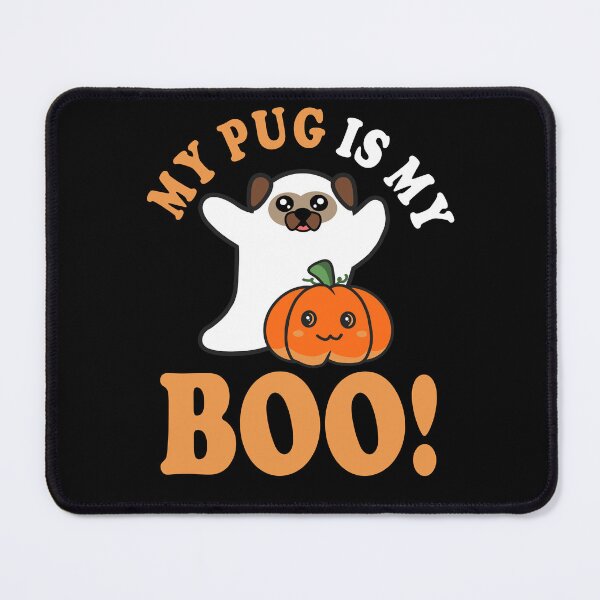 Item preview, Cute Halloween Ghost Pug My Pug is My Boo designed and sold by eternallygifted.
