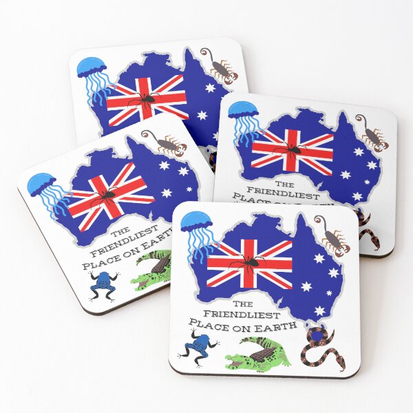 Item preview, Australia Animals Insects 'Friendliest Place on Earth' !! designed and sold by Down Downunder.