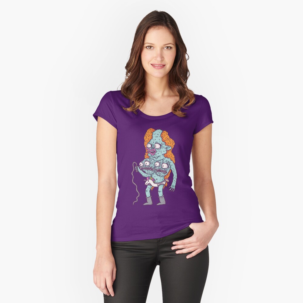 Item preview, Fitted Scoop T-Shirt designed and sold by spookyhex.