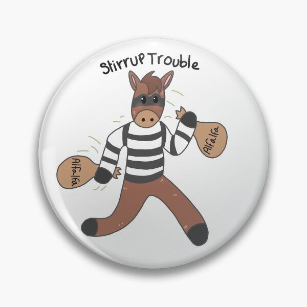 Item preview, Sorrel Horse Running Away After Robbing A Feed Store For Alfalfa designed and sold by thepunchypoodle.