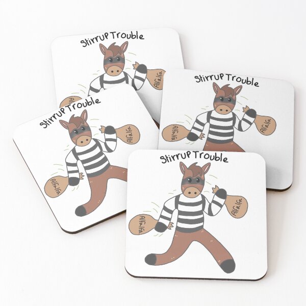 Item preview, Sorrel Horse Running Away After Robbing A Feed Store For Alfalfa designed and sold by thepunchypoodle.