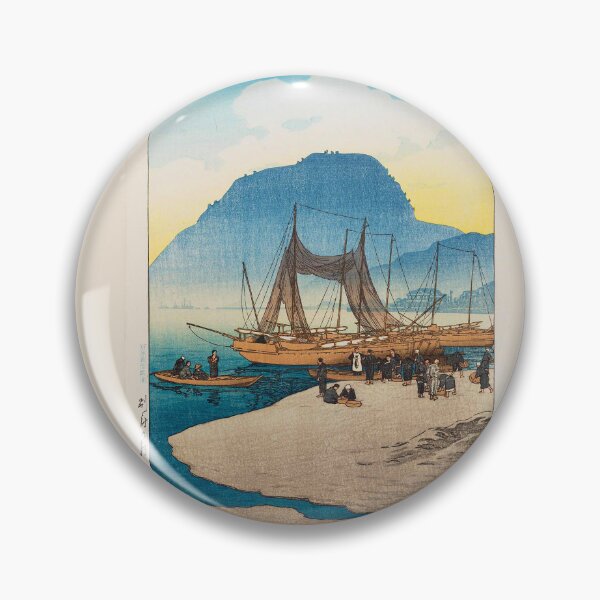 Item preview, Kawase Hasui  Morning at Beppu (Beppu no asa), from the series Selected Views of Japan (Nihon fûkei senshû) designed and sold by TeeARTHY.