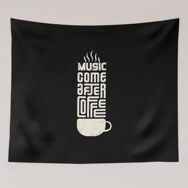Item preview, Music Come After Coffee For Coffee Lovers And Musicians On International Coffee Day designed and sold by Funwithmusic.