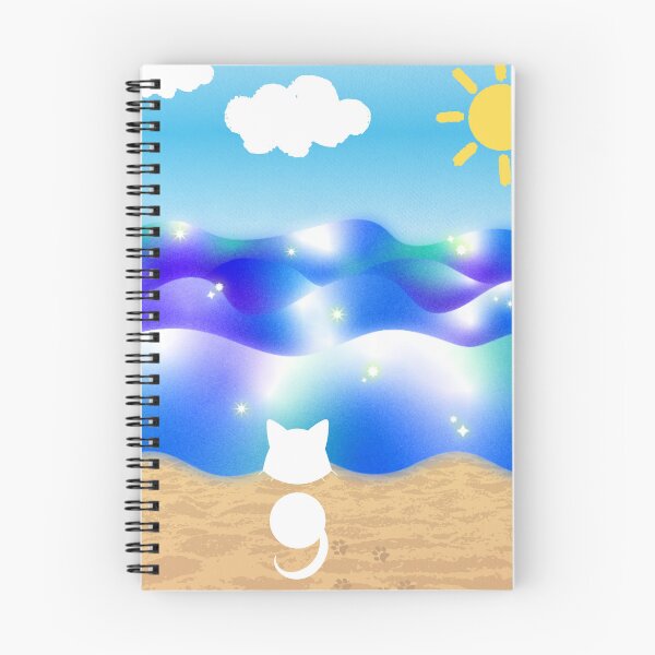 Item preview, Semicolon Cat Watching Ocean designed and sold by SimplyMe-Plus.