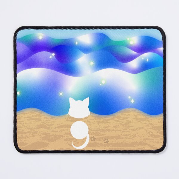 Item preview, Semicolon Cat Watching Ocean designed and sold by SimplyMe-Plus.