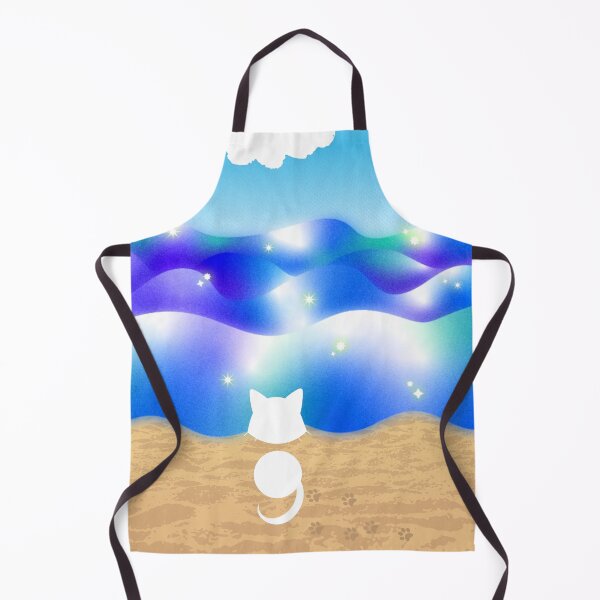 Item preview, Semicolon Cat Watching Ocean designed and sold by SimplyMe-Plus.