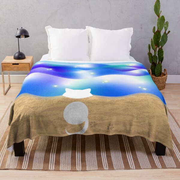 Item preview, Semicolon Cat Watching Ocean designed and sold by SimplyMe-Plus.