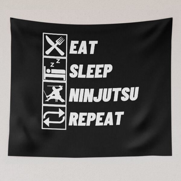 Item preview, Funny Gifts Ninjutsu Jutsu Retro Wave designed and sold by Clayborn1Carrie.