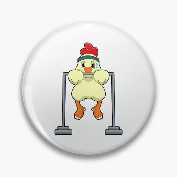 Item preview, Chicken at Fitness Pull-ups T-Shirt designed and sold by NoahKelly75.