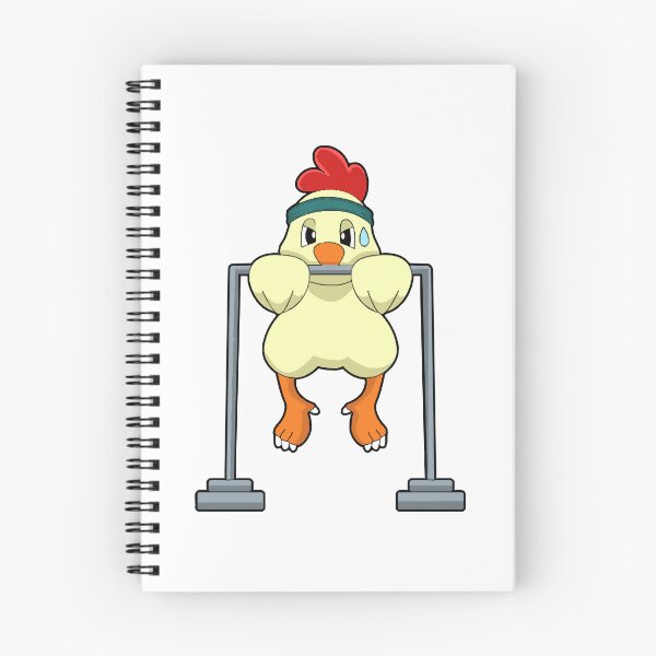 Item preview, Chicken at Fitness Pull-ups T-Shirt designed and sold by NoahKelly75.