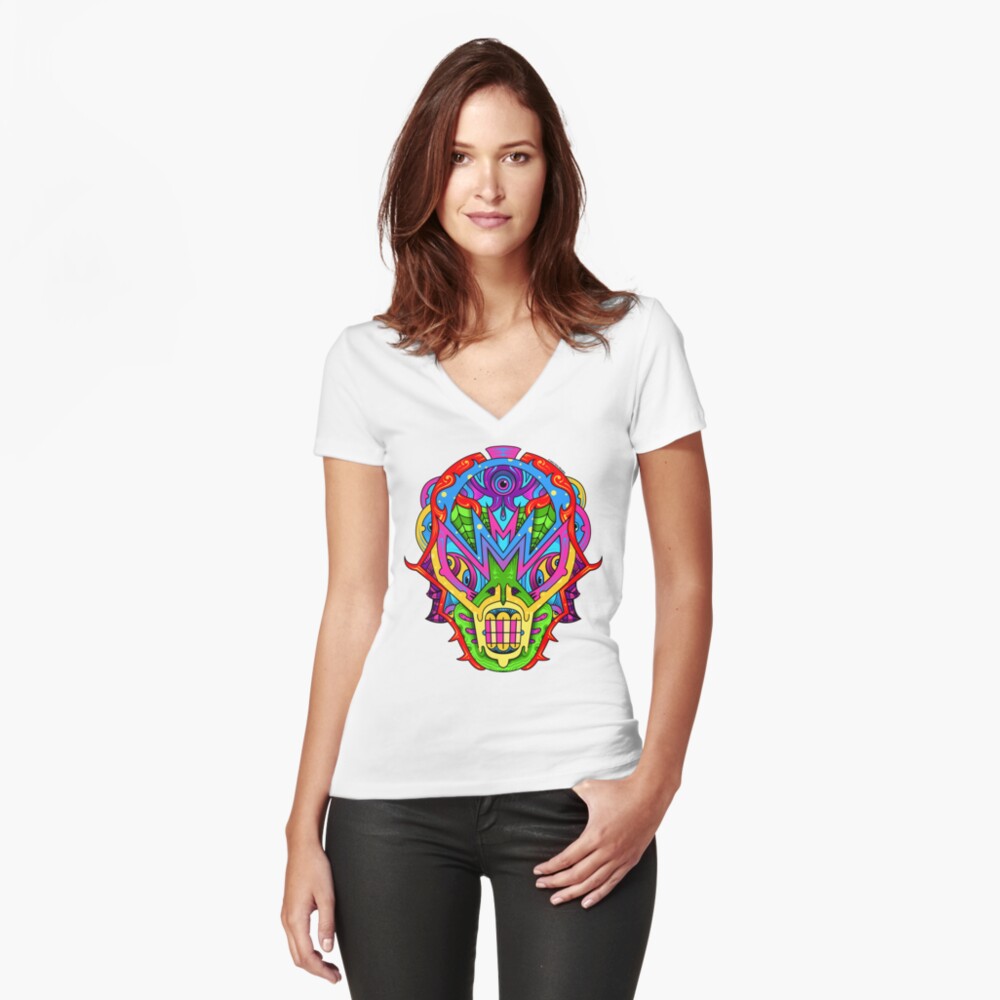 Mista Monsta! Fitted V-Neck T-Shirt