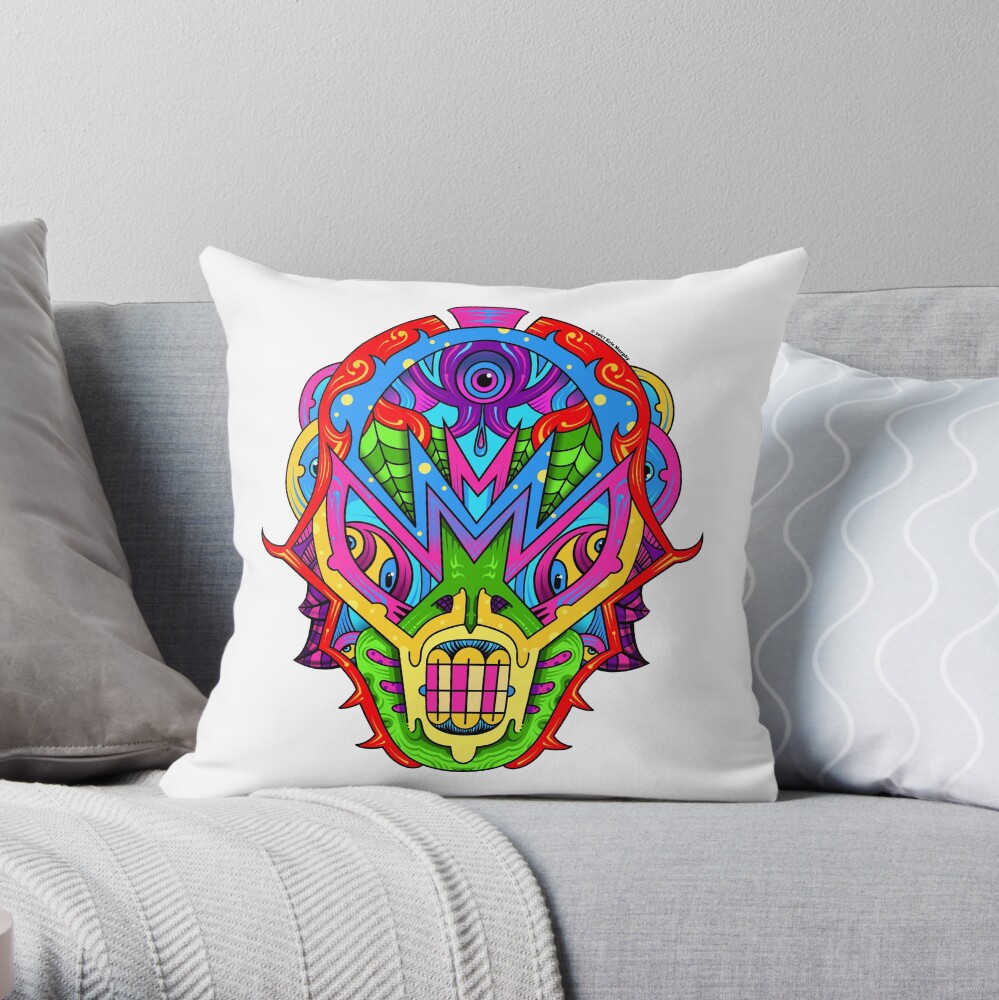 Mista Monsta! Throw Pillow