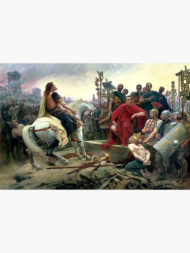 Vercingetorix Throws Down His Arms At The Feet Of Julius Caesar by Goshadron
