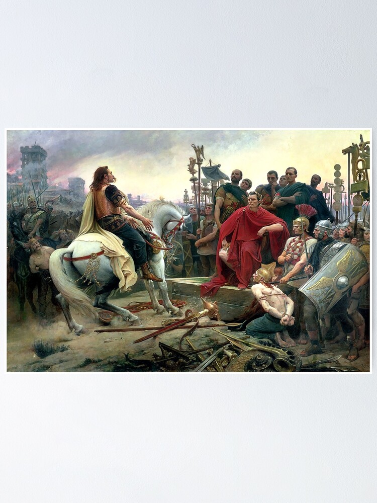 Alternate view of Vercingetorix Throws Down His Arms At The Feet Of Julius Caesar Poster