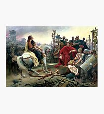 Vercingetorix Throws Down His Arms At The Feet Of Julius Caesar Photographic Print