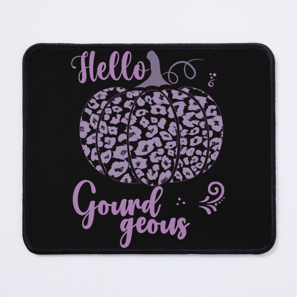 Item preview, Hello Gourdgeous Pretty Leopard Print Fall Pumpkin - Purple designed and sold by PearlMoonGrapes.
