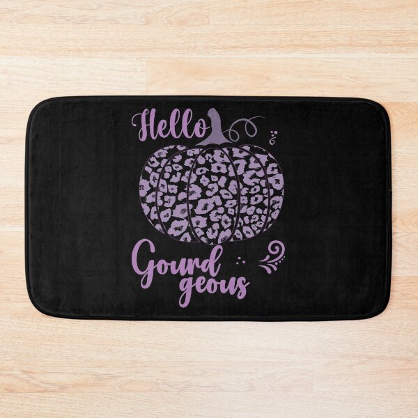 Item preview, Hello Gourdgeous Pretty Leopard Print Fall Pumpkin - Purple designed and sold by PearlMoonGrapes.