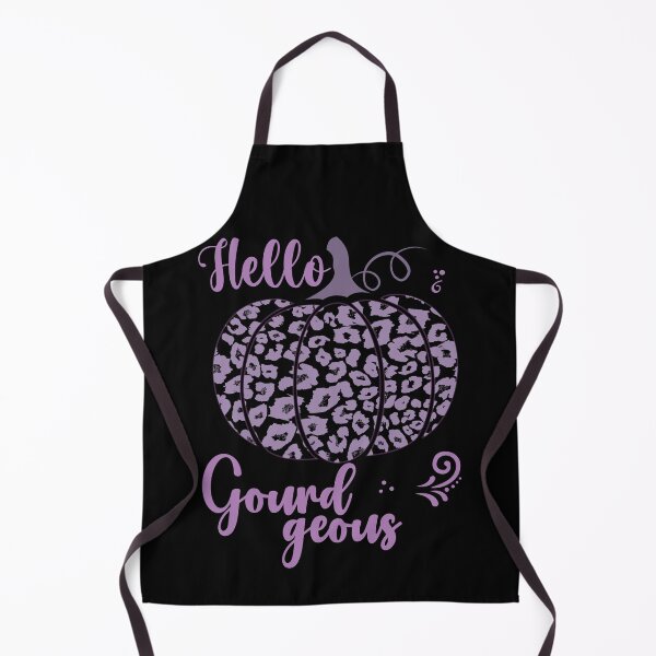 Item preview, Hello Gourdgeous Pretty Leopard Print Fall Pumpkin - Purple designed and sold by PearlMoonGrapes.