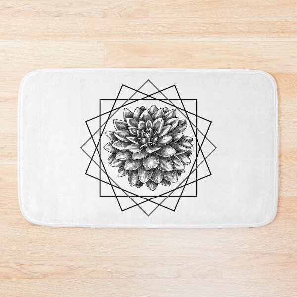 Artikelvorschau, Geometrische Dahlienblume entworfen und verkauft von MyMerch4u.