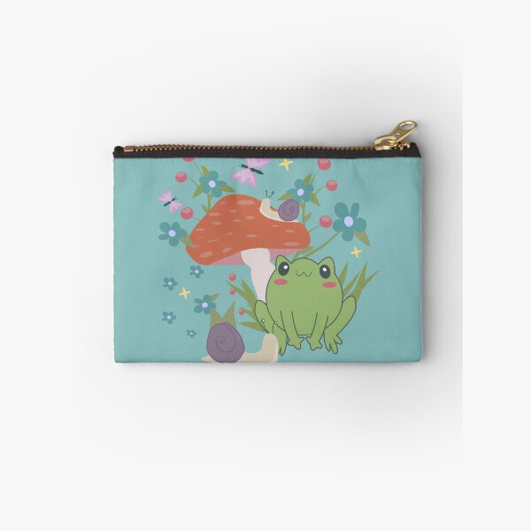 Item preview, cottagecore frog mushroom designed and sold by Gossip Rag.