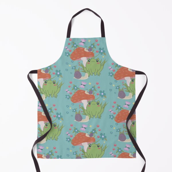 Item preview, cottagecore frog mushroom designed and sold by Gossip Rag.