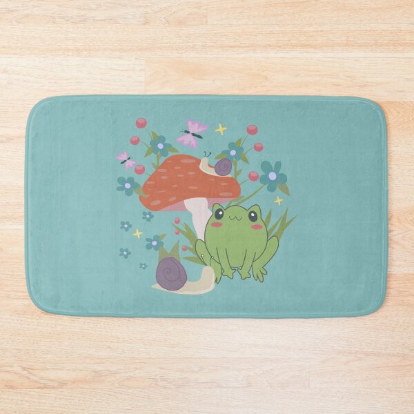 Item preview, cottagecore frog mushroom designed and sold by Gossip Rag.