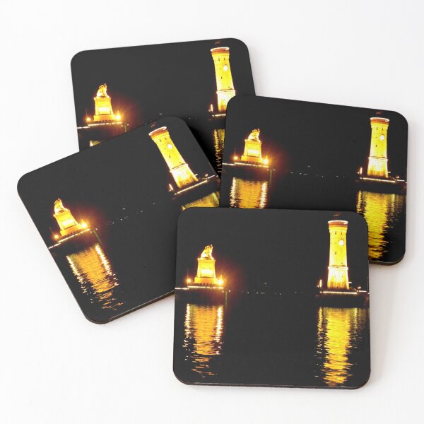 Item preview, Lindau Harbour at Night designed and sold by angel1.