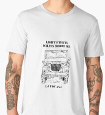 Light Utility Willys Model MB Jeep (1) Men's Premium T-Shirt