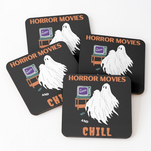 Item preview, Ghosts watching a horror movie designed and sold by SushiAnn.