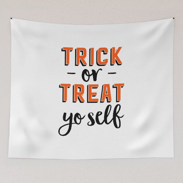Item preview, Trick or Treat Yo Self designed and sold by CloudsnSugar.