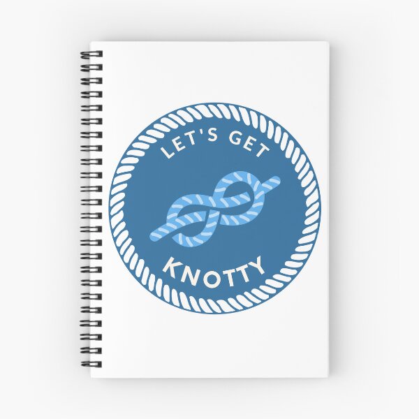 Item preview, Let's Get Knotty sticker, t shirt, water bottle New York yacht club designed and sold by argentdesignco.