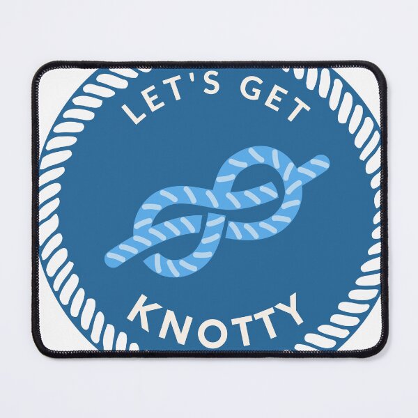 Item preview, Let's Get Knotty sticker, t shirt, water bottle New York yacht club designed and sold by argentdesignco.