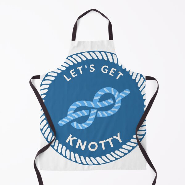 Item preview, Let's Get Knotty sticker, t shirt, water bottle New York yacht club designed and sold by argentdesignco.