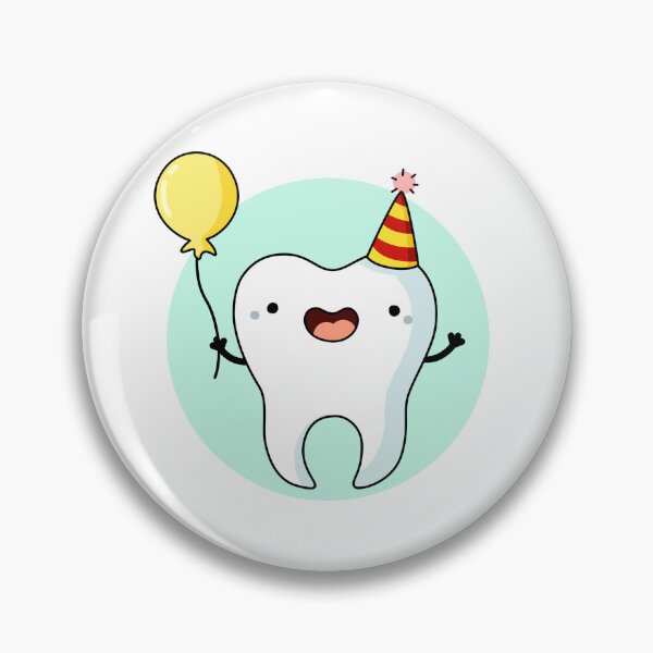 Item preview, Kawaii Tooth In Party Hat designed and sold by kawaiilife.