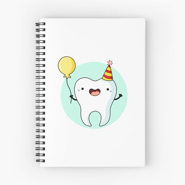 Item preview, Kawaii Tooth In Party Hat designed and sold by kawaiilife.