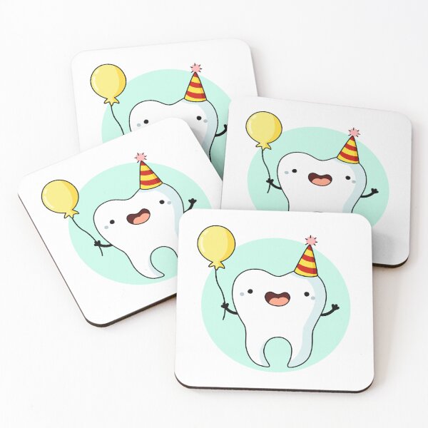 Item preview, Kawaii Tooth In Party Hat designed and sold by kawaiilife.