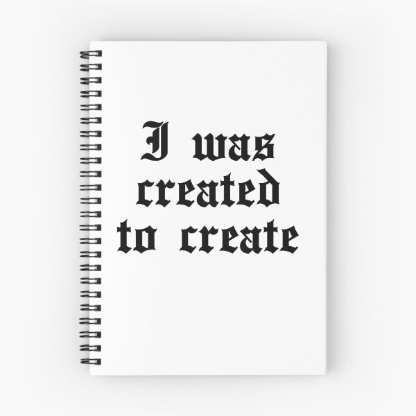 Item preview, I WAS CREATED TO CREATE designed and sold by abigailwiley.