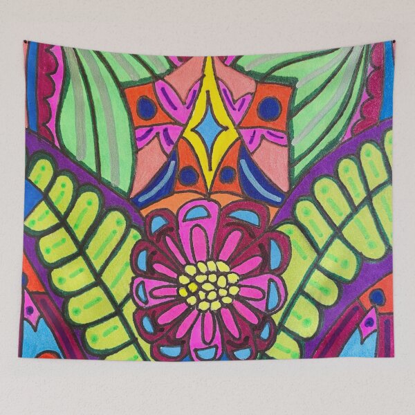Item preview, Abstract Floral Dawn Rising designed and sold by artbyalette.