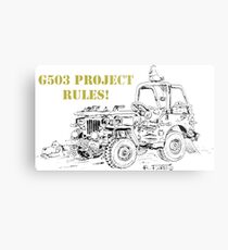 G503 jeep project rules! Metal Print