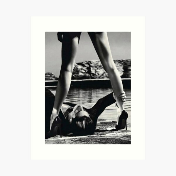 Helmut Newton Beine Kunstdruck