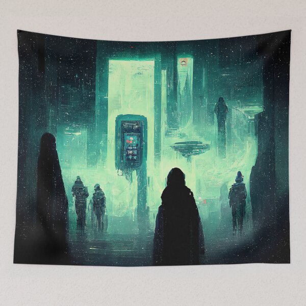 Item preview, cyberpunk art designed and sold by AICustomArt ⭐⭐⭐⭐⭐.