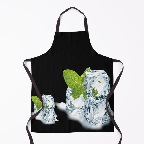 Item preview, Ice cubes and green leafs designed and sold by athamuguta7.