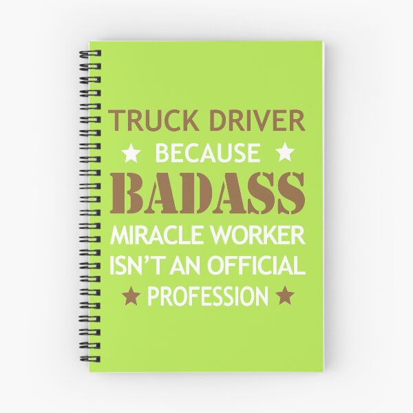 Item preview, Truck Driver Birthday Funny Badass Miracle Worker designed and sold by smily-tees.
