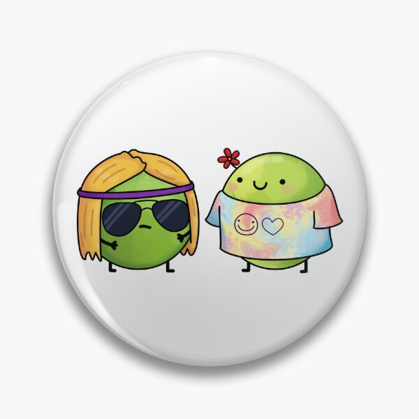 Artikelvorschau, Kawaii Hippie-Erbsen entworfen und verkauft von kawaiilife.