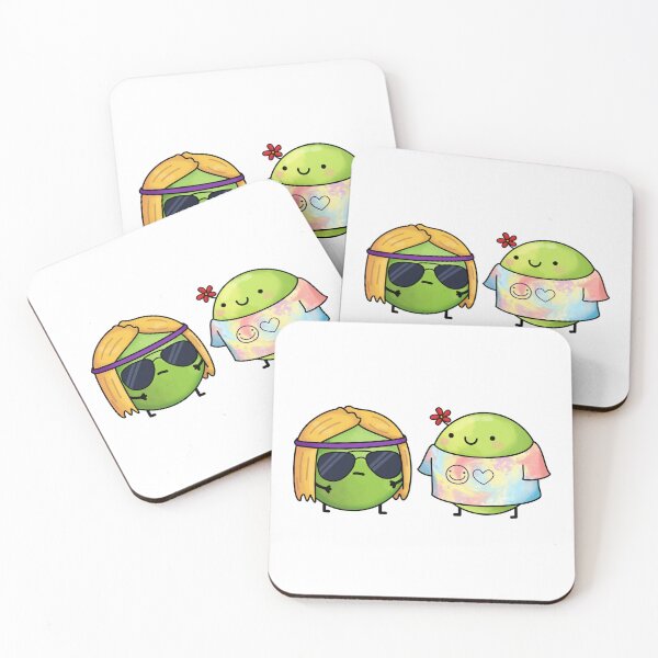Item preview, Kawaii Hippie Peas designed and sold by kawaiilife.