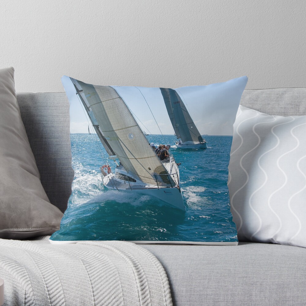 'Wobbly Boot' Throw Pillow