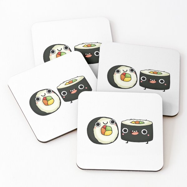 Item preview, Happy Kawaii Sushi Rolls designed and sold by kawaiilife.