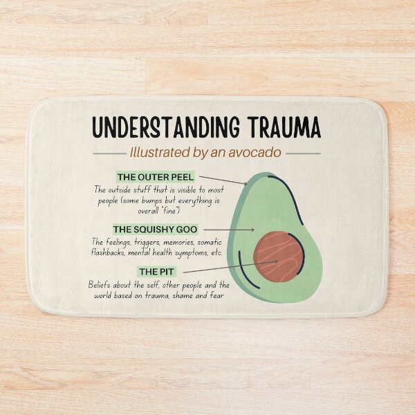 Item preview, Illustrated by an Avocado: Understanding Trauma  designed and sold by ThoughtJumble.