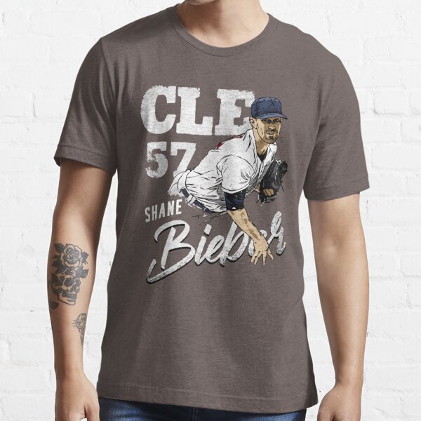 MLB Cleveland Guardians (Shane Bieber) Men's T-Shirt.